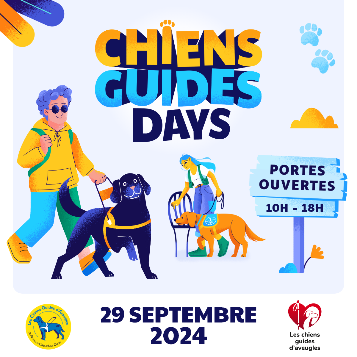 Affiche des Chiens Guides Days