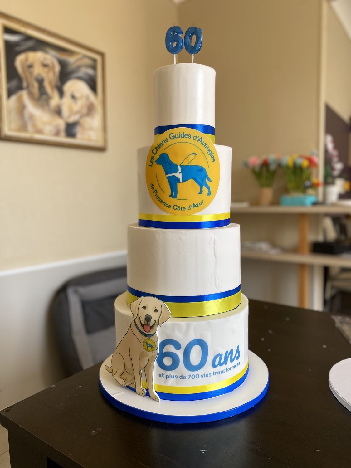 Le gateau des 60 ans de l'association